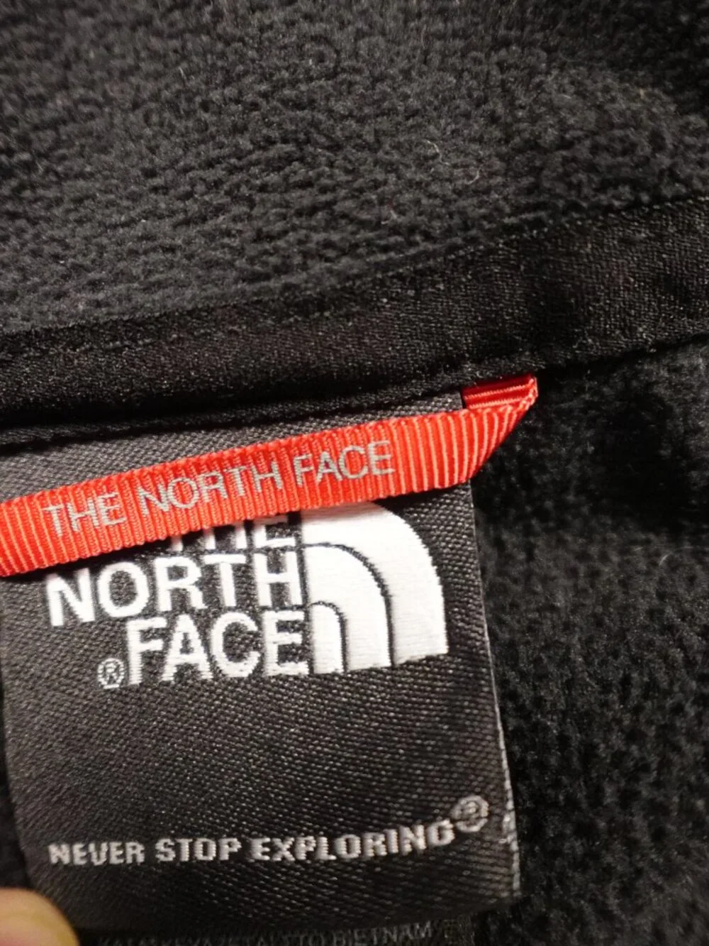 The‎ North Face Polartec Fleece Vest Men’s XL Black Full Zip Outdoor Hiking
